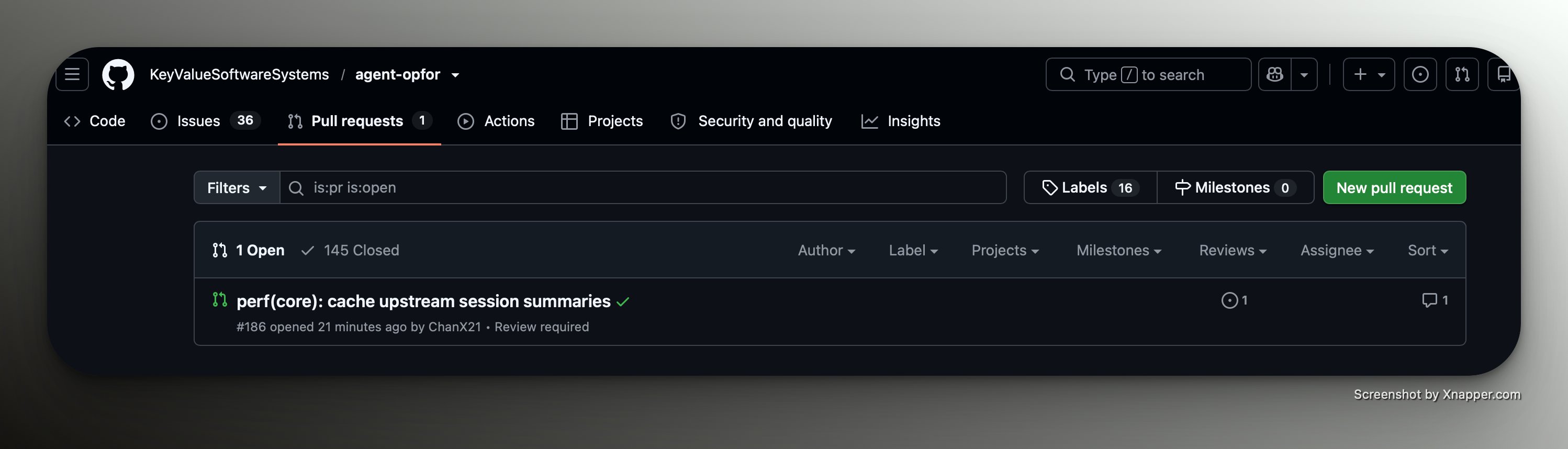Agent Opfor open source pull request